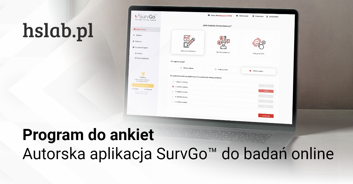 Program do ankiet - Autorska aplikacja SurvGo™ do badań online